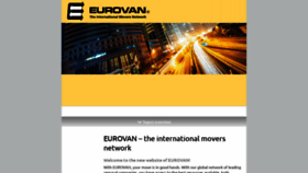 What Eurovan.com website looked like in 2019 (4 years ago)