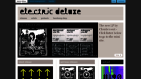 What Electricdeluxe.net website looked like in 2019 (4 years ago)