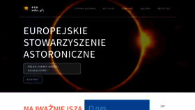 What Esa.edu.pl website looked like in 2019 (5 years ago)