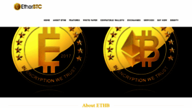 What Etherbtc.io website looked like in 2019 (6 years ago)