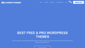What Everestthemes.com website looked like in 2019 (4 years ago)