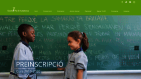 What Escolapia.cat website looked like in 2019 (4 years ago)