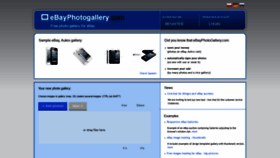 What Ebayphotogallery.com website looked like in 2019 (4 years ago)