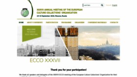 What Ecco2018.ru website looked like in 2019 (4 years ago)