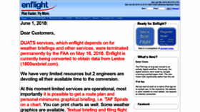 What Enflight.com website looked like in 2019 (4 years ago)