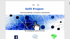 What Exfilproject.com website looked like in 2019 (4 years ago)