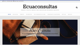What Ecuaconsultas.com website looked like in 2019 (4 years ago)