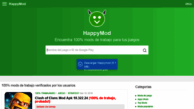 What Es.happymod.com website looked like in 2019 (4 years ago)