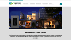 What Ecocontrolsystems.az website looked like in 2019 (4 years ago)