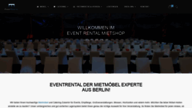 What Eventrental.berlin website looked like in 2019 (4 years ago)
