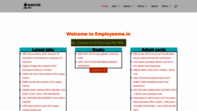 What Employeeme.in website looked like in 2019 (4 years ago)