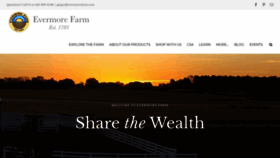 What Evermorefarm.com website looked like in 2019 (4 years ago)
