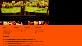 What Envirosagainstwar.org website looked like in 2019 (4 years ago)