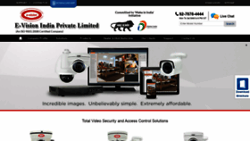 What Evisionindia.com website looked like in 2019 (4 years ago)