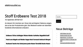 What Elektrooutlet.eu website looked like in 2019 (4 years ago)