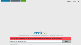What En.booksc.org website looked like in 2019 (4 years ago)