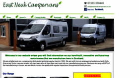 What Eastneukcampervans.co.uk website looked like in 2019 (4 years ago)