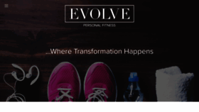 What Evolvepersonalfitness.com website looked like in 2019 (4 years ago)