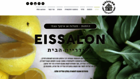 What Eissalon.co.il website looked like in 2019 (4 years ago)