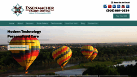 What Essenmacherdental.com website looked like in 2019 (4 years ago)