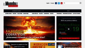 What Elmundodemanana.org website looked like in 2019 (4 years ago)