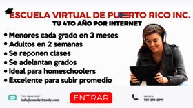 What Escuelavirtualpr.com website looked like in 2019 (4 years ago)