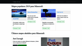 What Es.mapcraft.me website looked like in 2019 (6 years ago)