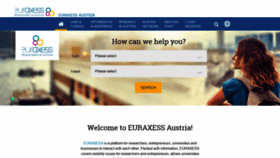 What Euraxess.at website looked like in 2019 (4 years ago)