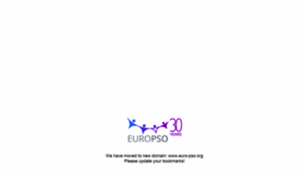 What Europso.eu website looked like in 2019 (4 years ago)