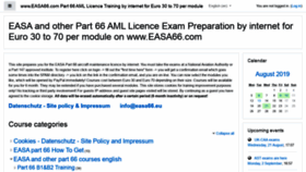 What Easa-66.eu website looked like in 2019 (4 years ago)