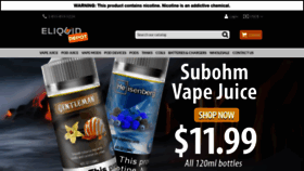 What Eliquid-depot.com website looked like in 2019 (4 years ago)