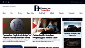 What Executivetraveller.com website looked like in 2019 (4 years ago)