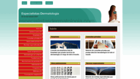What Especialistasdermatologia.com website looked like in 2019 (4 years ago)