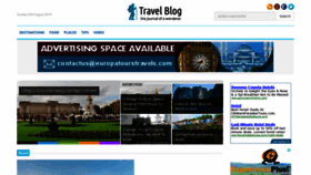 What Europatourstravels.com website looked like in 2019 (4 years ago)