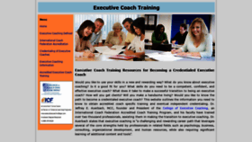 What Executivecoachtraining.com website looked like in 2019 (4 years ago)