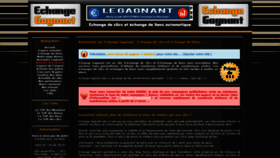 What Echangegagnant.com website looked like in 2019 (4 years ago)