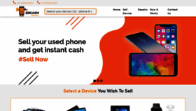 What Encashmobile.in website looked like in 2019 (4 years ago)
