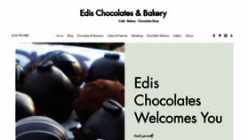 What Edischocolates.com website looked like in 2019 (4 years ago)