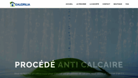 What Eaudrilia.fr website looked like in 2019 (4 years ago)
