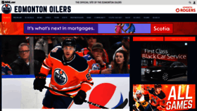 What Edmontonoilers.com website looked like in 2019 (4 years ago)
