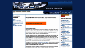 What Espacefreunde.de website looked like in 2019 (4 years ago)