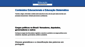 What Educacao.cc website looked like in 2019 (4 years ago)