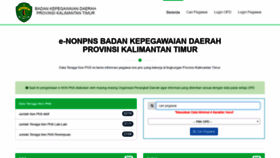 What Enonpns.kaltimbkd.info website looked like in 2019 (4 years ago)