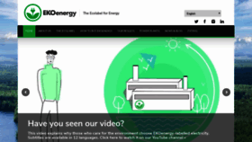 What Ekoenergy.org website looked like in 2019 (4 years ago)