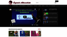 What Espacioadventista.org website looked like in 2019 (4 years ago)