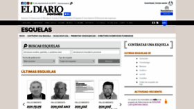What Esquelas.eldiariomontanes.es website looked like in 2019 (4 years ago)