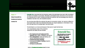 What Emeraldinc.net website looked like in 2019 (4 years ago)