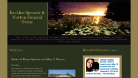 What Eackles-spencerfuneralhome.com website looked like in 2019 (4 years ago)