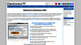 What Electronics2000.co.uk website looked like in 2019 (4 years ago)