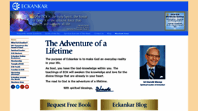 What Eckankar.org website looked like in 2019 (4 years ago)
